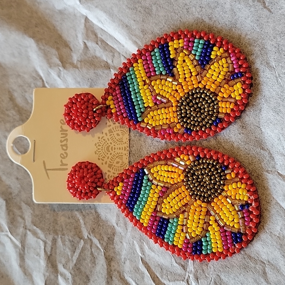 Sunflower earings
